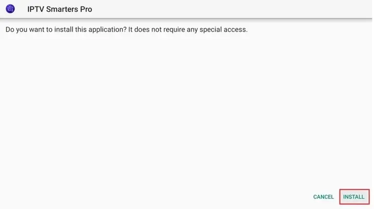 Installation notification